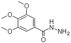 3,4,5-Trimethoxybenzohydrazide molecular structure (CAS 3291-03-0)