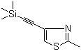 2-甲基-4-三甲基硅乙炔基噻唑分子结构 (CAS 329203-85-2)