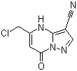 5-(Chloromethyl)-4,7-dihydro-7-oxopyrazolo[1,5-a]pyrimidine-3-carbonitrile molecular structure (CAS 329213-60-7)