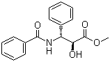 Methyl (2R,3S)-3-(benzoylamino)-2-hydroxy-3-phenylpropanoate molecular structure (CAS 32981-85-4)