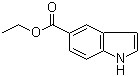结构式 CAS# 32996-16-0, 吲哚-5-甲酸乙酯
