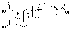3,4-Secocucurbita-4,24-diene-3,26,29-trioic acid分子结构 (CAS 329975-47-5)