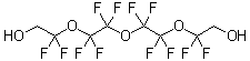 structure of CAS# 330562-44-2, 1H,1H,11H,11H-Dodecafluoro-3,6,9-trioxaundecane-1,11-diol;1H,1H,11H,11H-Perfluoro-3,6,9-trioxaundecan-1,11-diol; 1H,1H,11H,11H-Perfluoro-3,6,9-trioxaundecane-1,11-diol; 2,2'-((Oxybis(1,1,2,2-tetrafluoroethane-2,1-diyl))bis(oxy))bis(2,2-difluoroethan-1-ol); C 8GDIOL
