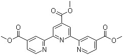 Trimethyl 2,2':6',2"-terpyridine-4,4',4"-tricarboxylate molecular structure (CAS 330680-46-1)