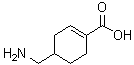 结构式 CAS# 330838-52-3, 4-(氨基甲基)-1-环己烯-1-羧酸