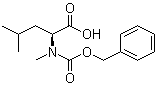 N-Cbz-N-methyl-L-leucine molecular structure (CAS 33099-08-0)