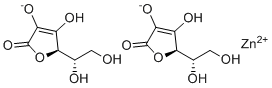 抗坏血酸锌分子结构 (CAS 331242-75-2)