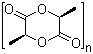 (3S,6S)-3,6-Dimethyl-1,4-dioxane-2,5-dione homopolymer molecular structure (CAS 33135-50-1)