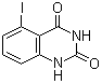 结构式 CAS# 33140-34-0, 5-碘-2,4(1H,3H)-喹唑啉二酮