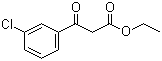 结构式 CAS# 33167-21-4, (3-氯苯甲酰)乙酸乙酯