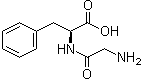 结构式 CAS# 3321-03-7, N-甘氨酰-L-苯丙氨酸