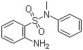 2-Amino-N-methyl-N-phenylbenzene sulfonamide molecular structure (CAS 33224-10-1)
