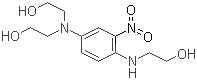 2,2'-((4-((2-Hydroxyethyl)amino)-3-nitrophenyl)imino)bisethanol molecular structure (CAS 33229-34-4)