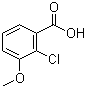 2-Chloro-3-methoxybenzoic acid molecular structure (CAS 33234-36-5)