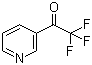 3-三氟乙酰基吡啶分子结构 (CAS 33284-21-8)