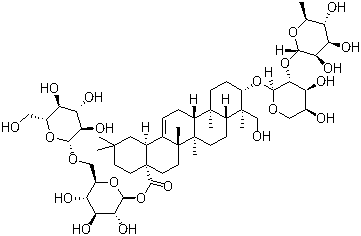 结构式 CAS# 33289-85-9, 川续断皂苷 B; 川续断皂苷乙