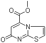 7-Oxo-7H-[1,3]thiazolo[3,2-a]pyrimidine-5-carboxylic acid methyl ester molecular structure (CAS 33304-83-5)