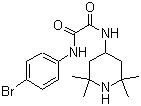 结构式 CAS# 333352-59-3, NBD-557; N-(4-溴苯基)-N'-(2,2,6,6-四甲基哌啶-4-基)草酰胺