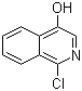 structure of CAS# 3336-43-4, 1-Chloroisoquinolin-4-ol;1-Chloro-4-hydroxyisoquinoline