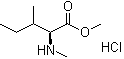 N-Methyl-L-isoleucine methyl ester hydrochloride molecular structure (CAS 3339-43-3)