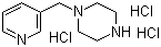 1-(Pyridin-3-ylmethyl)piperazine trihydrochloride molecular structure (CAS 333992-77-1)