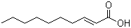 结构式 CAS# 334-49-6, (E)-2-癸烯酸