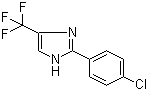 2-(4-氯苯基)-4-三氟甲基-1H-咪唑分子结构 (CAS 33469-15-7)