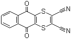 结构式 CAS# 3347-22-6, 二氰蒽醌; 二噻农; 2,3-二氰基-1,4-二硫代蒽醌