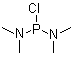 双(二甲基氨基)氯化膦分子结构 (CAS 3348-44-5)