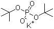 磷酸二叔丁酯钾盐分子结构 (CAS 33494-80-3)