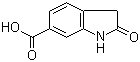 2-Oxoindoline-6-carboxylic acid molecular structure (CAS 334952-09-9)
