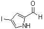 结构式 CAS# 33515-62-7, 4-碘-1H-吡咯-2-甲醛