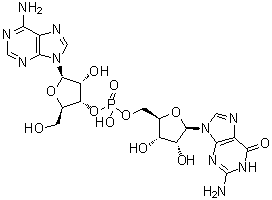 Adenylyl-(3'→5')-guanosine molecular structure (CAS 3352-23-6)