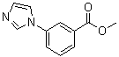 structure of CAS# 335255-85-1, Methyl 3-(1H-imidazol-1-yl)benzoate;1-(3-Methoxycarbonylphenyl)-1H-imidazole