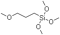 (3-Methoxypropyl)trimethoxysilane molecular structure (CAS 33580-59-5)