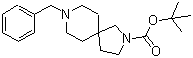 structure of CAS# 336191-16-3, 8-Benzyl-2,8-diazaspiro[4.5]decane-2-carboxylic acid tert-butyl ester