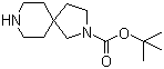 structure of CAS# 336191-17-4, tert-Butyl 2,8-diazaspiro[4.5]decane-2-carboxylate;2,8-Diazaspiro[4.5]decane-2-carboxylic acid tert-butyl ester