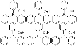(Triphenylphosphine)copper hydride hexamer molecular structure (CAS 33636-93-0)