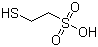 structure of CAS# 3375-50-6, 2-Mercaptoethanesulfonic acid