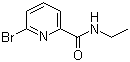 6-Bromo-N-ethylpyridin-2-carboxamide molecular structure (CAS 337535-98-5)