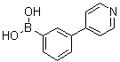 [3-(4-Pyridinyl)phenyl]boronic acid molecular structure (CAS 337536-25-1)
