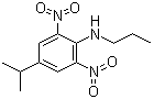 structure of CAS# 33820-53-0, Isopropalin;4-Isopropyl-2,6-dinitro-N,N-dipropylaniline; EL 179; Paarlan