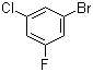 structure of CAS# 33863-76-2, 3-Chloro-5-fluorobromobenzene;1-Bromo-3-chloro-5-fluorobenzene