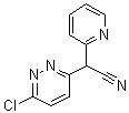 结构式 CAS# 338779-25-2, 6-氯-alpha-2-吡啶基-3-哒嗪乙腈