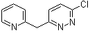 3-Chloro-6-(2-pyridinylmethyl)pyridazine molecular structure (CAS 338779-81-0)