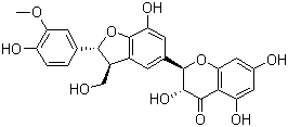 水飞蓟亭分子结构 (CAS 33889-69-9)