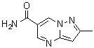 2-Methylpyrazolo[1,5-a]pyrimidine-6-carboxamide molecular structure (CAS 338953-49-4)