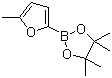 structure of CAS# 338998-93-9, 2-Methylfurane-5-boronic acid pinacol ester