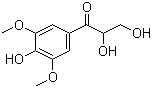 2,3,4'-三羟基-3',5'-二甲氧基苯丙酮分子结构 (CAS 33900-74-2)