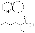 1,8-Diazabicyclo[5.4.0]-7-undecene 2-ethylhexoate molecular structure (CAS 33918-18-2)